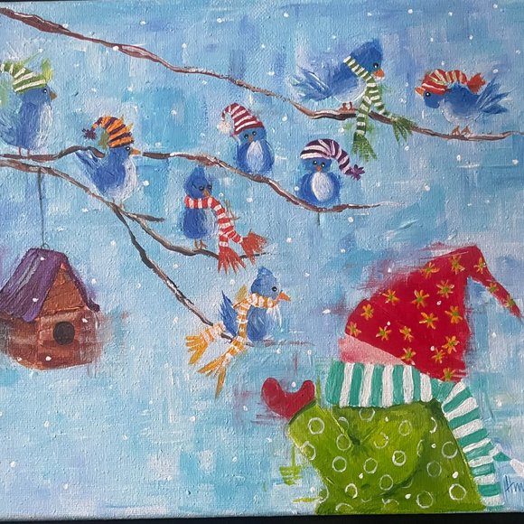 " Winter Friends" - Picture 3 of 3